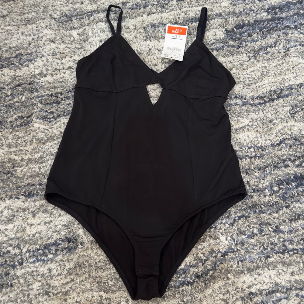 Zara | Black Bodysuit (Size Large)